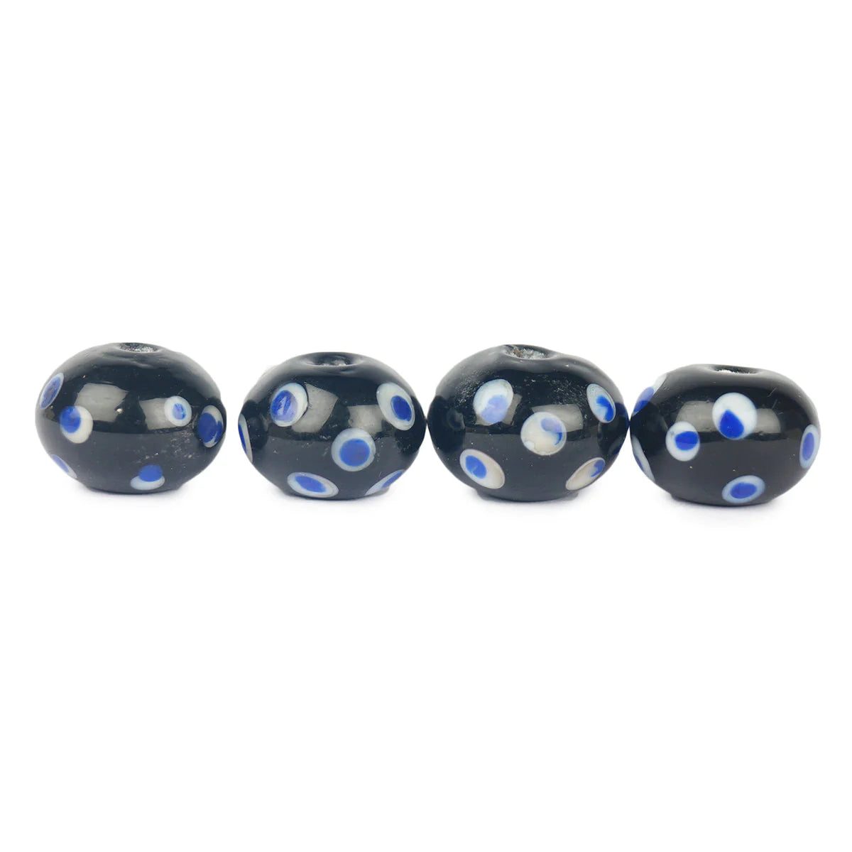 Viking glass beads, Birka, grave 324, 5 pieces