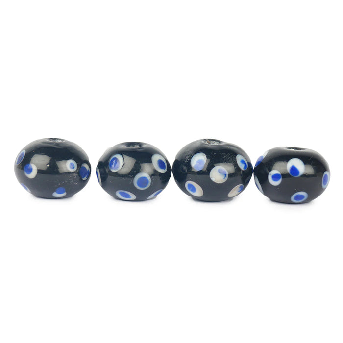 Viking glass beads, Birka, grave 324, 5 pieces