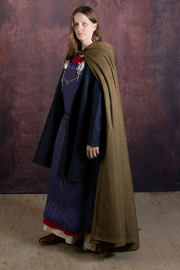Cloak Hibernus, autumn green, wool mix