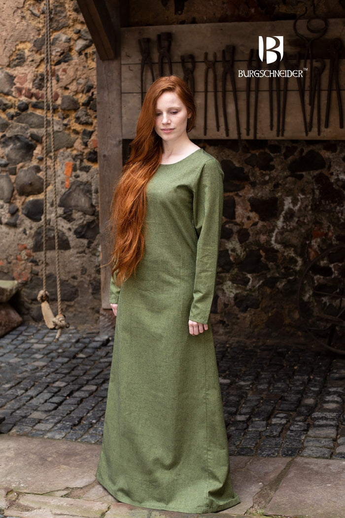 Medieval dress Freya (green)