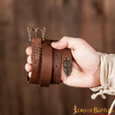 Viking belt Leif, 130 cm, brown