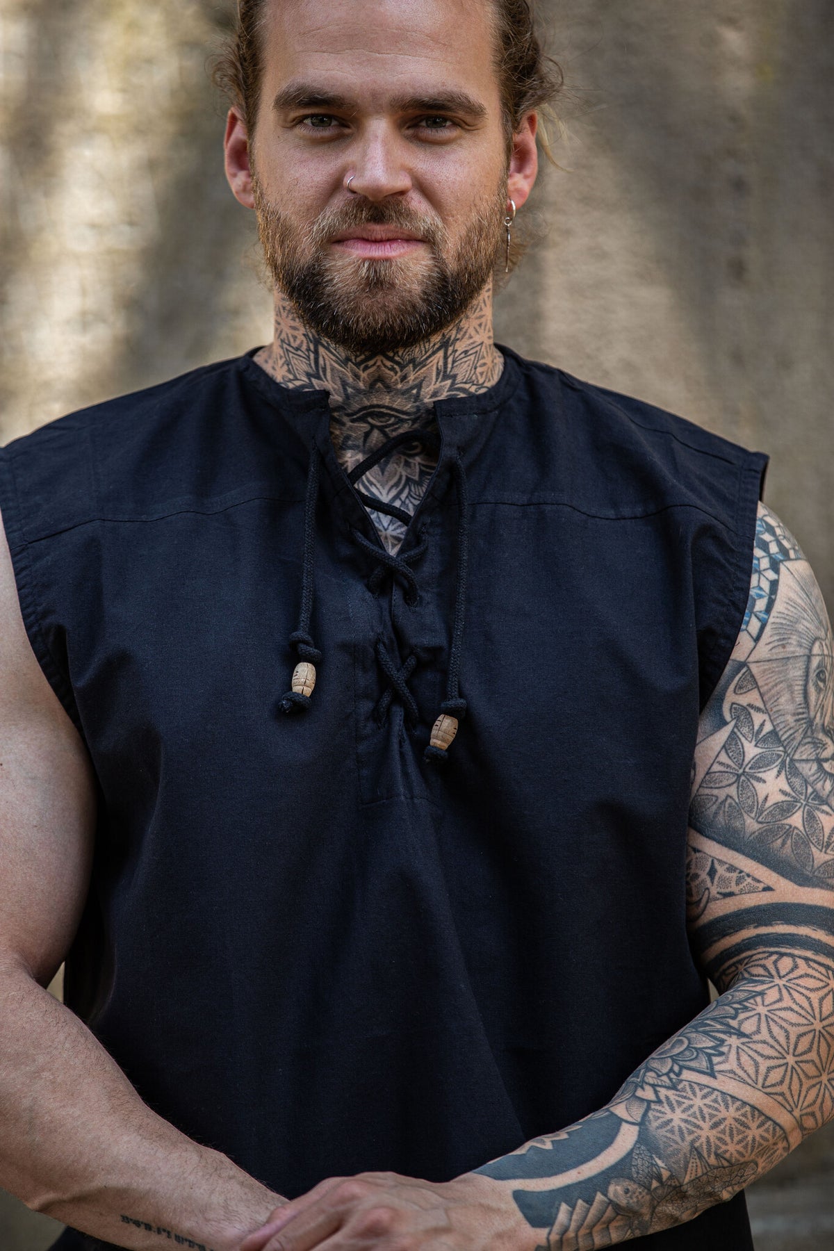 Pirate shirt Jean, black