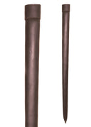 Brown leather scabbard