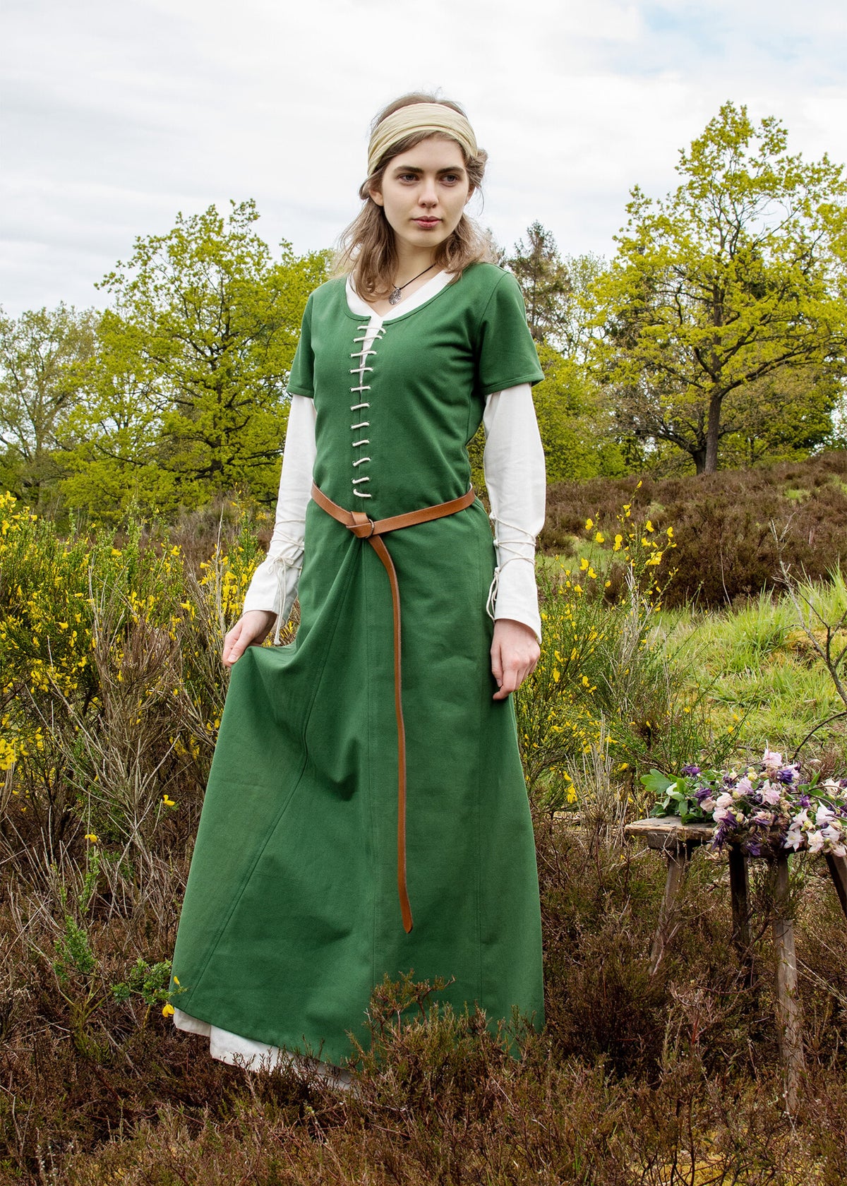 Cotehardie Odilia, green