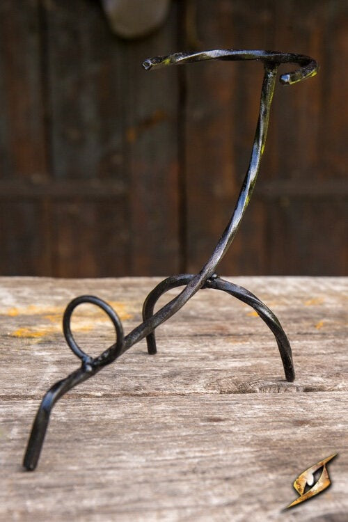 Drinking horn stand hand-forged, 0,3-0,5 liter horns