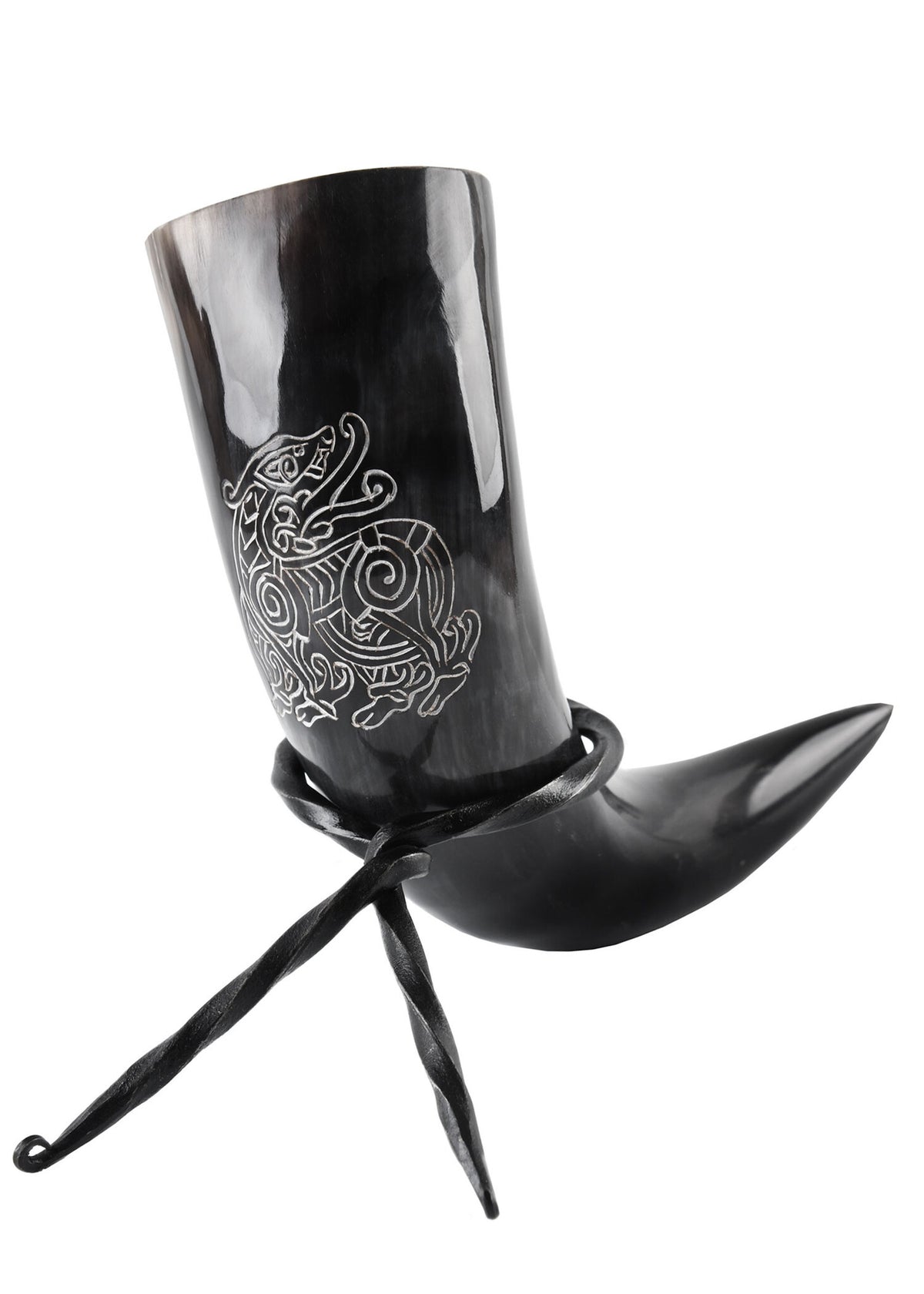 Drinking horn, dragon, 200-300 ml