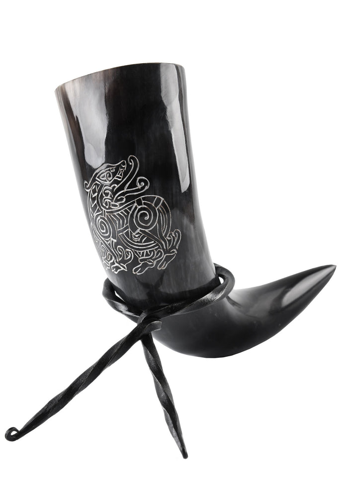 Drinking horn, dragon, 200-300 ml