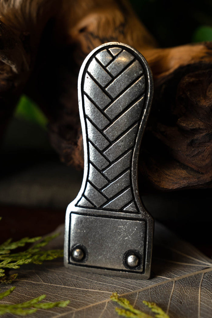 Belt Fitting Big Migration, Silvered Bronze