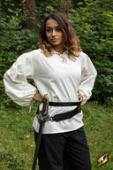 Tweedelige zwaardriem, zwart