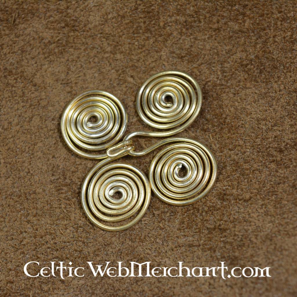 Anglo-Saxon cloak clasp Eriswell, zamak