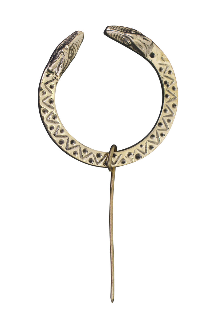 Germanic brooch, brass