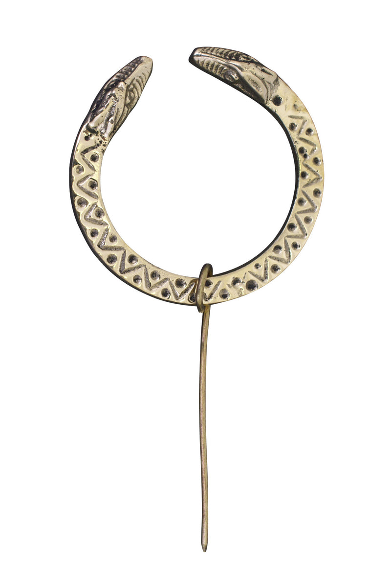 Germańska brosza, mosiądz