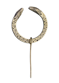 Germanic brooch, brass