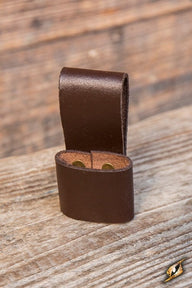 Belt holder for 1 LARP throwing knife, brown