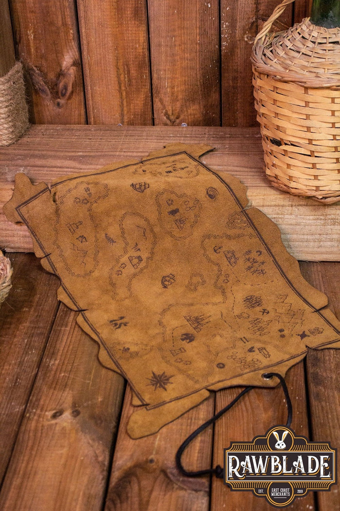 Explorer Map - Split Leather