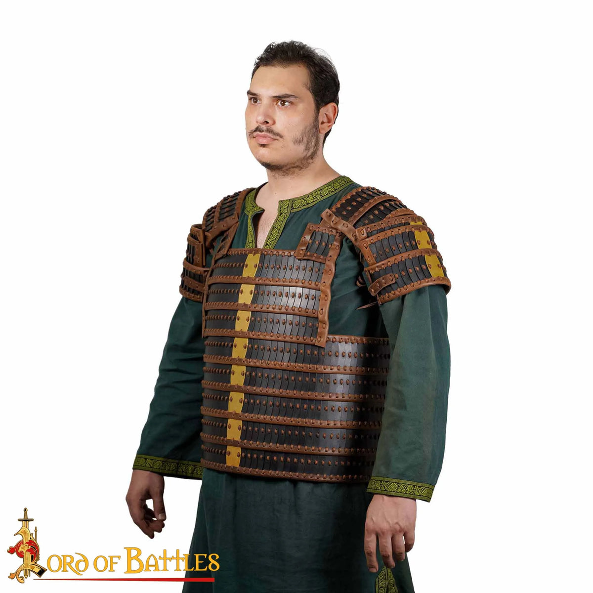 Viking lamellar armour Visby, blackened