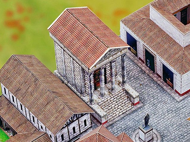 Model building kit Roman city