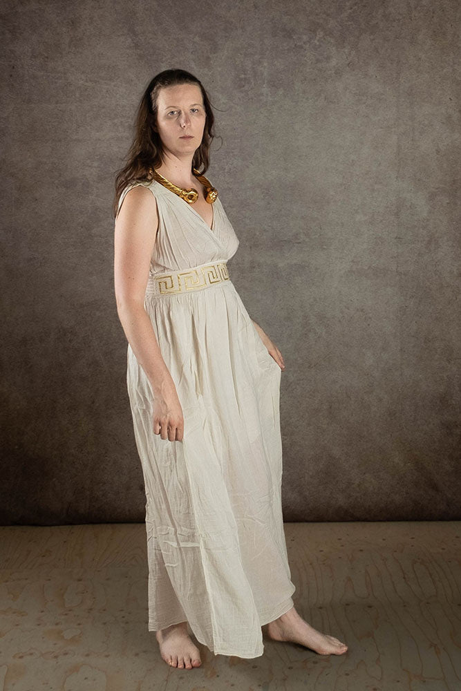 Goddess dress Penelope, cream