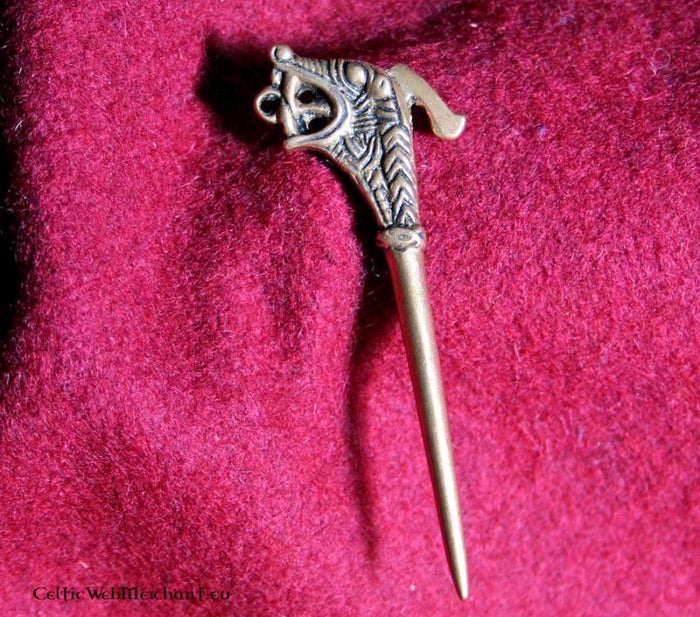 Haithabu clothing pin, brass