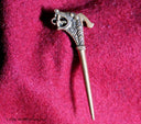 Haithabu clothing pin, brass