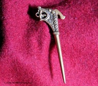 Haithabu clothing pin, brass