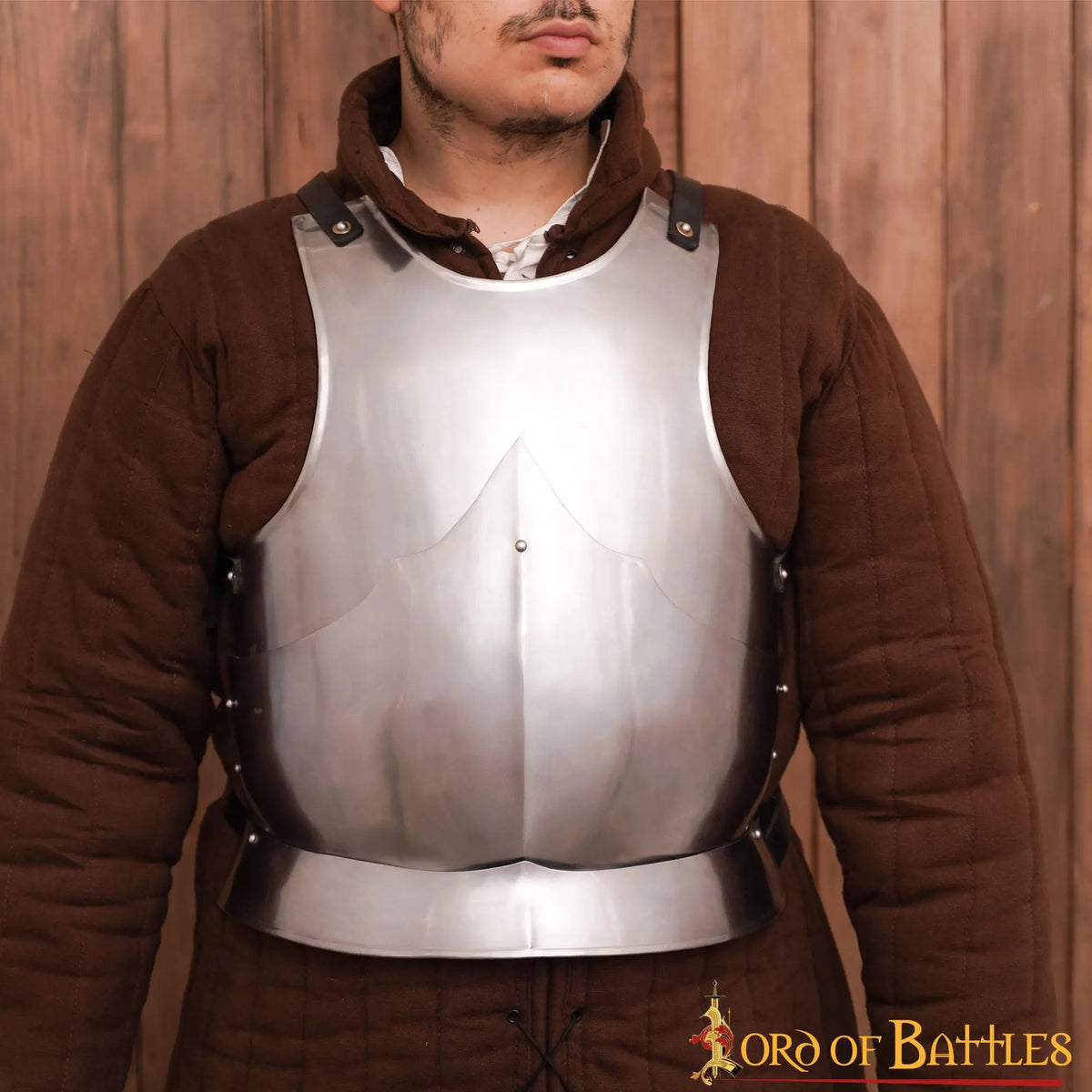 15th century breastplate, black, 1.6 mm