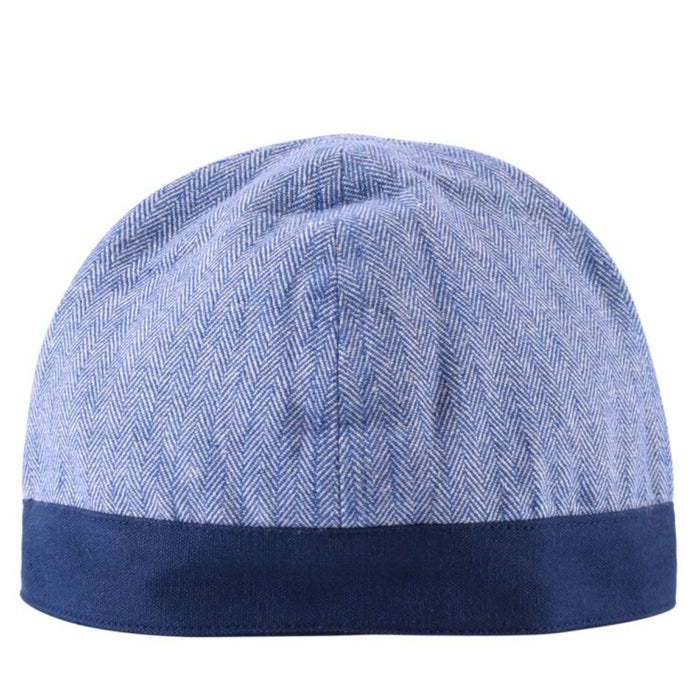 Birka hat herringbone motif, blue