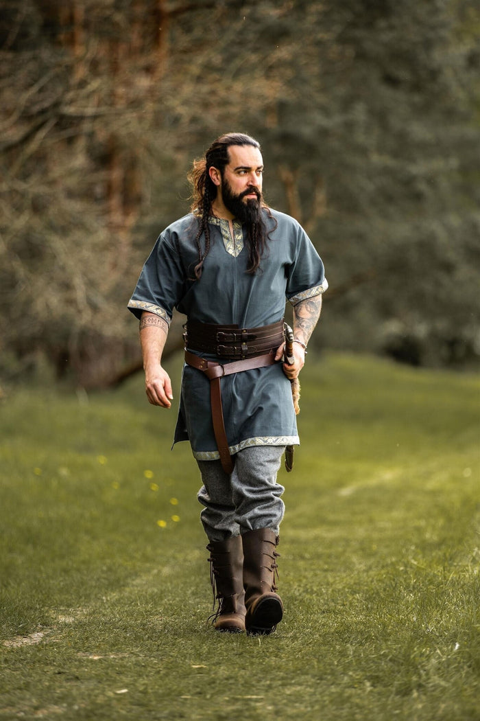 Germanic Thorsberg tunic Alfred, blue