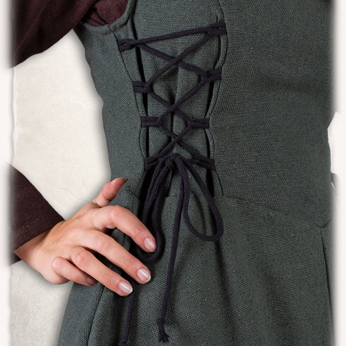 Medieval surcot Uma, green