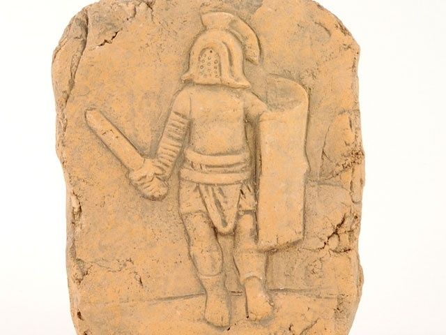 Gladiator relief