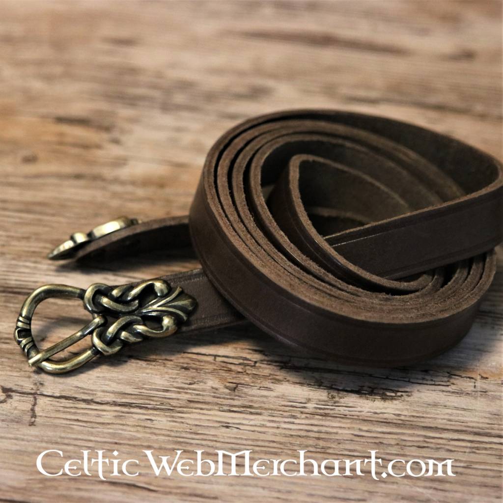 Belt from Fröjel, 165 cm, brown