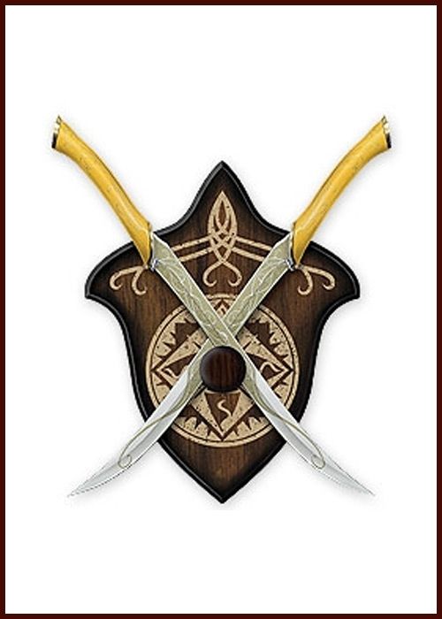 Battle knives of Legolas, semi-sharp
