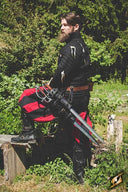 Doppio supporto per armi LARP, nero