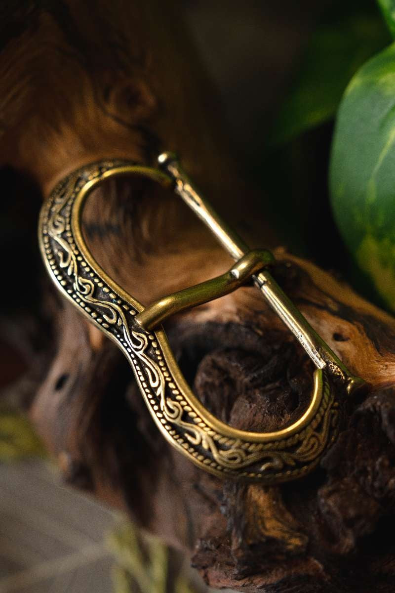 Renesansowa klamra deluxe, w kolorze brązu