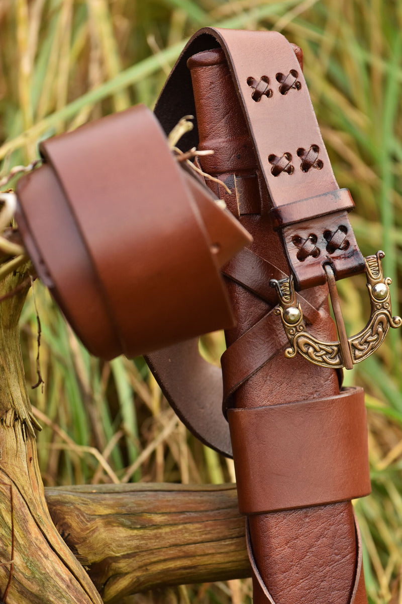 Skede til Ulfberht-vikingsværd, lang