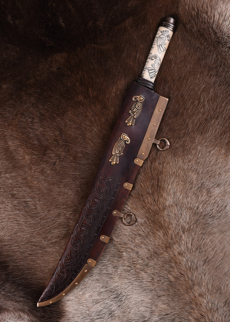 Sax vichingo Hugin e Munin, semi-affilato