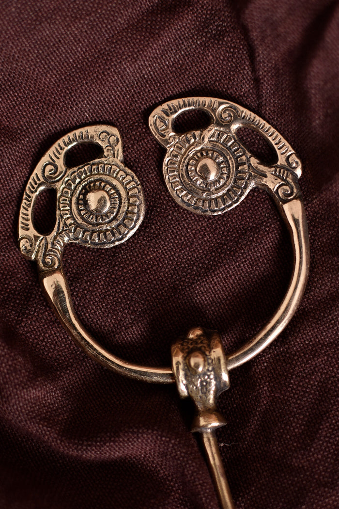 Goldsborough fibula, brass