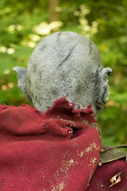 Orc mask blue