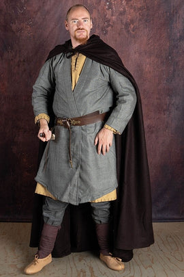 Cloak Hibernus, brown, wool blend