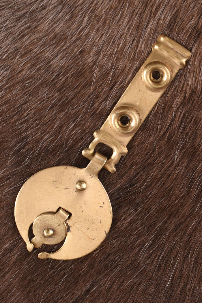 Decorated belt end for Roman belts