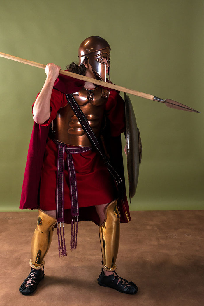 Medieval cloak Karen red, wool mix