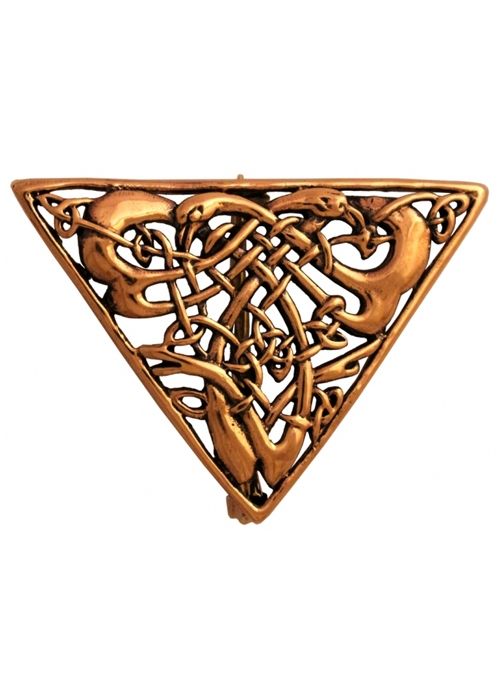 Gaelic Boken of Kells brooch, bronze