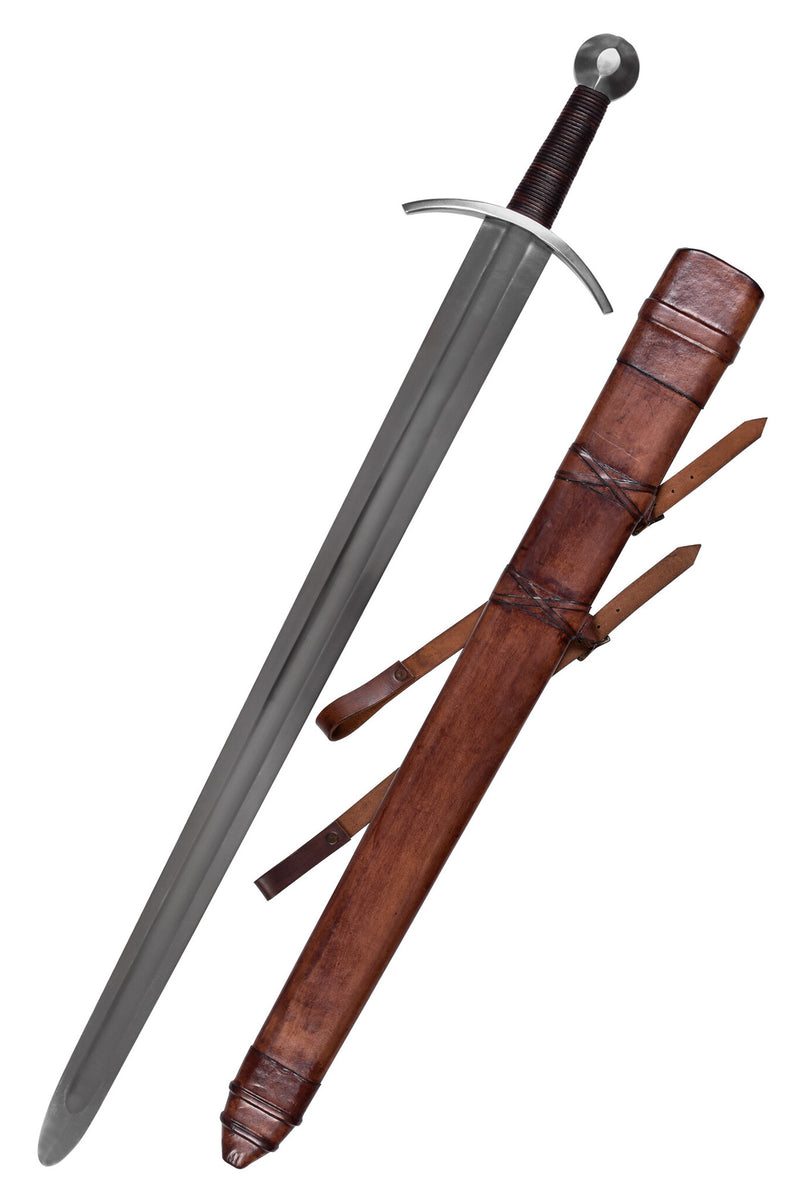 Spada crociata del XIII secolo, smussata (pronta al combattimento)