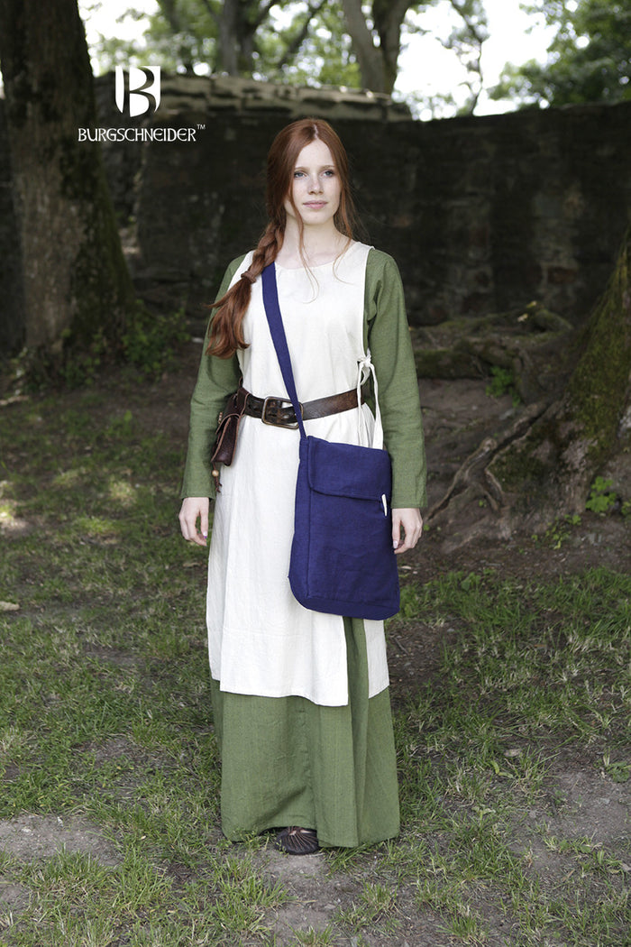 Medieval bag Ehwaz, blue