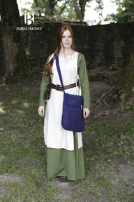 Medieval bag Ehwaz, blue