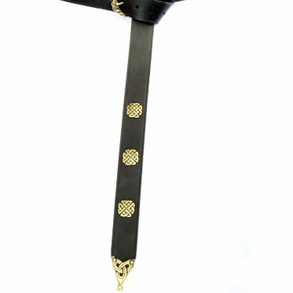 Belt Borre style deluxe, black, 165 cm