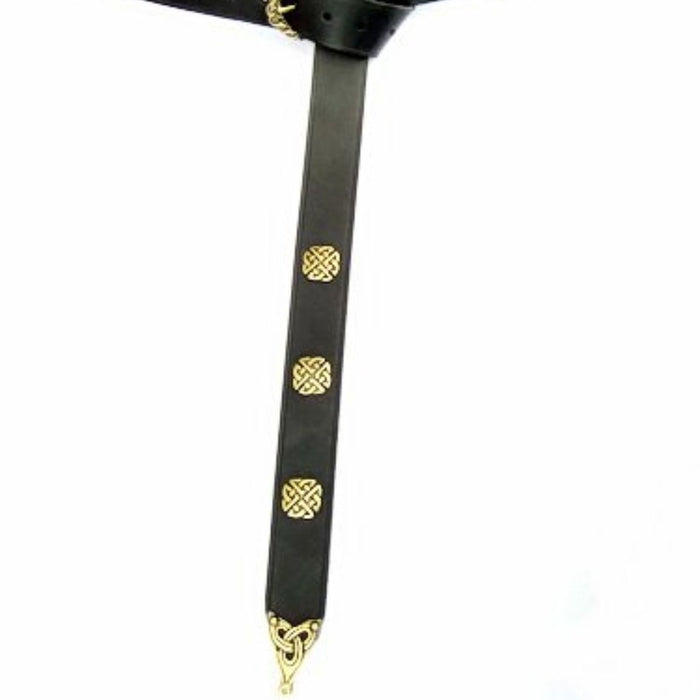 Belt Borre style deluxe, black, 165 cm