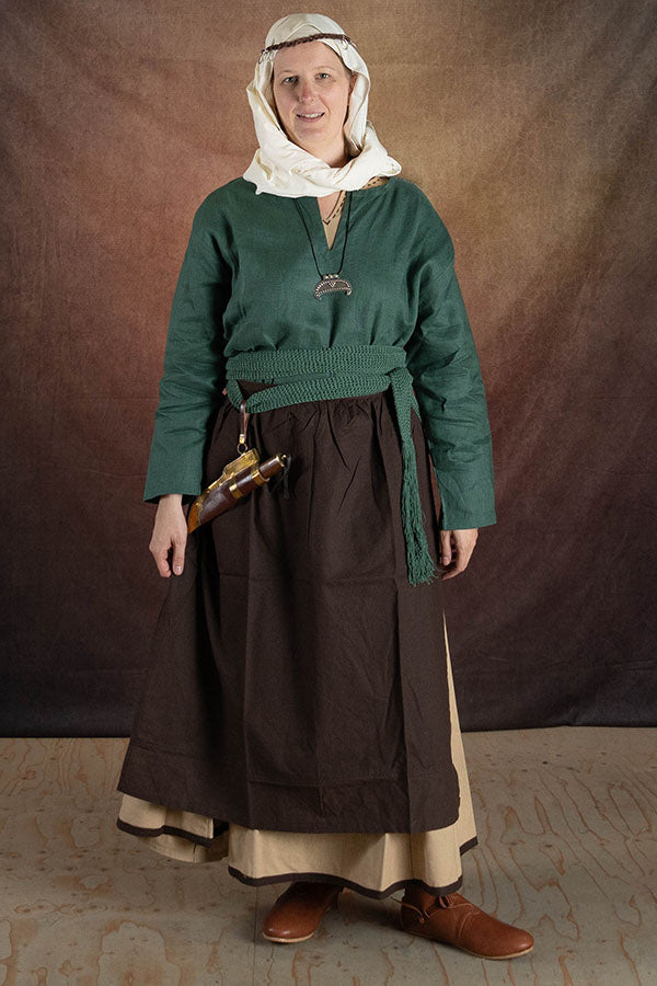 Apron Alianor, brown