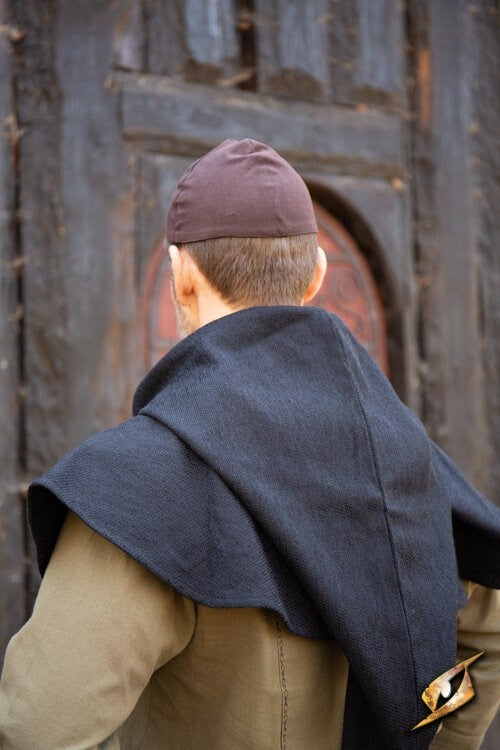 middelalderkaper Frodi, sort