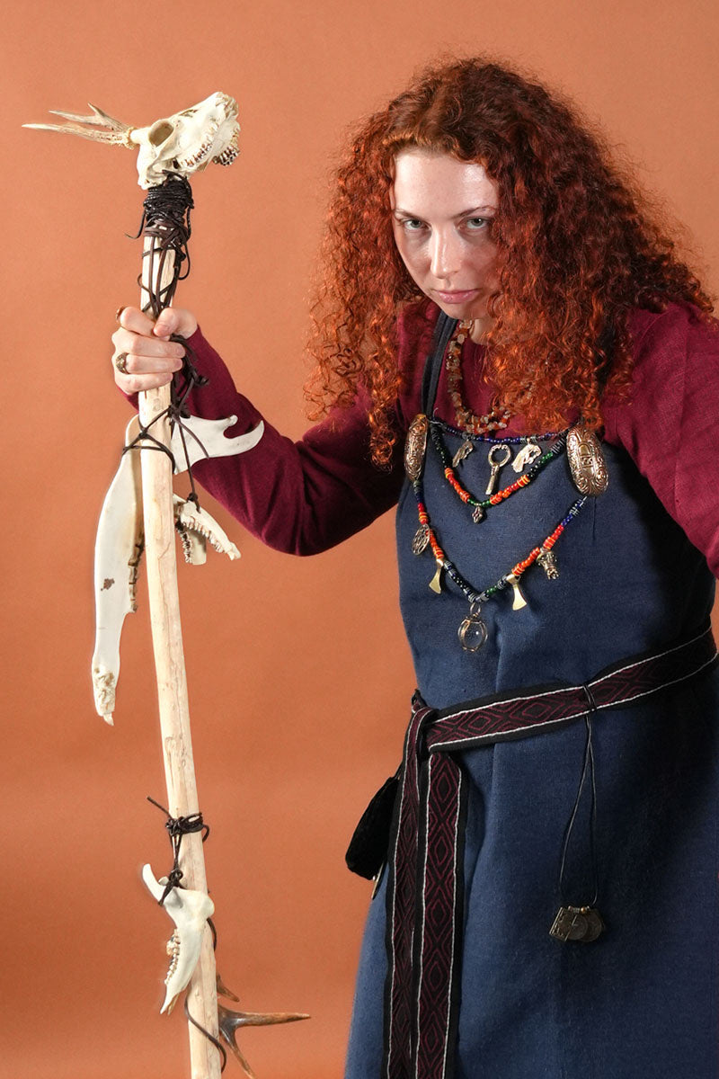 Crâne de cerf avec bois et mâchoires